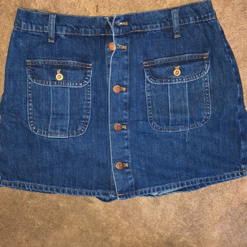 Madewell Dark Wash Skort